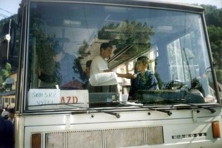 Michal's school trip (June 2001)